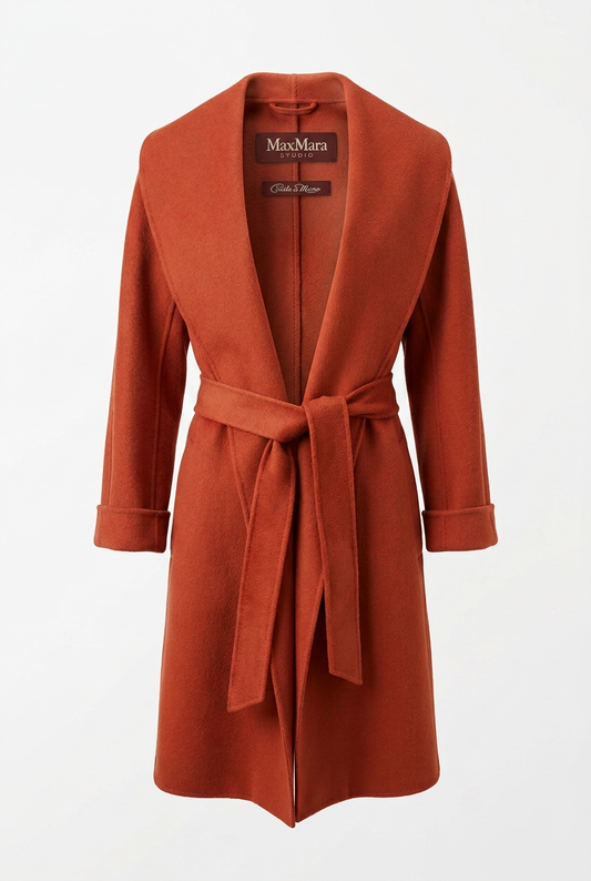 Cappotto Max Mara Studio etichette piccole reali