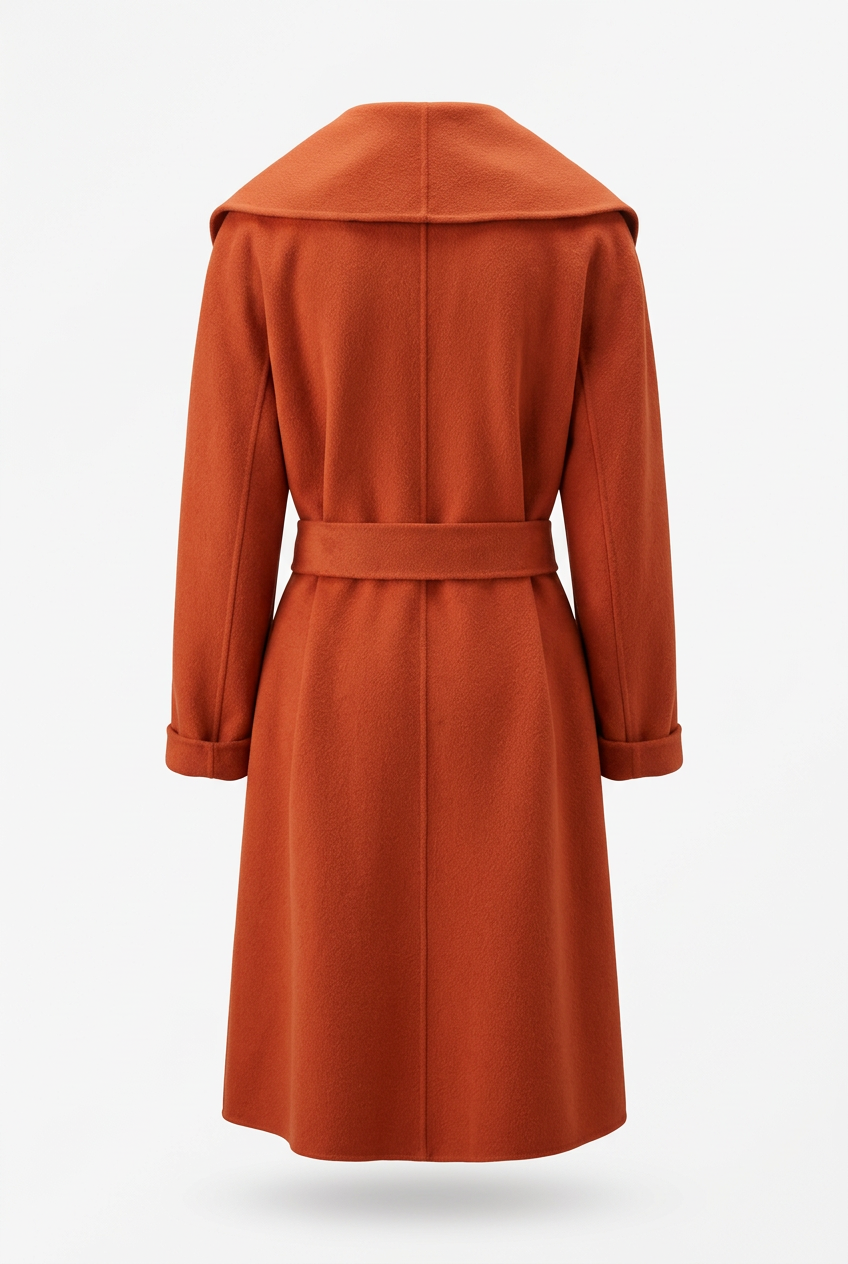 Cappotto Max Mara Studio retro con cintura senza passanti