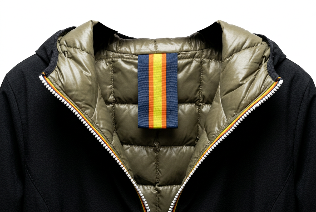 K-Way Denise St Thermo Double Woman – dettaglio interno zip
