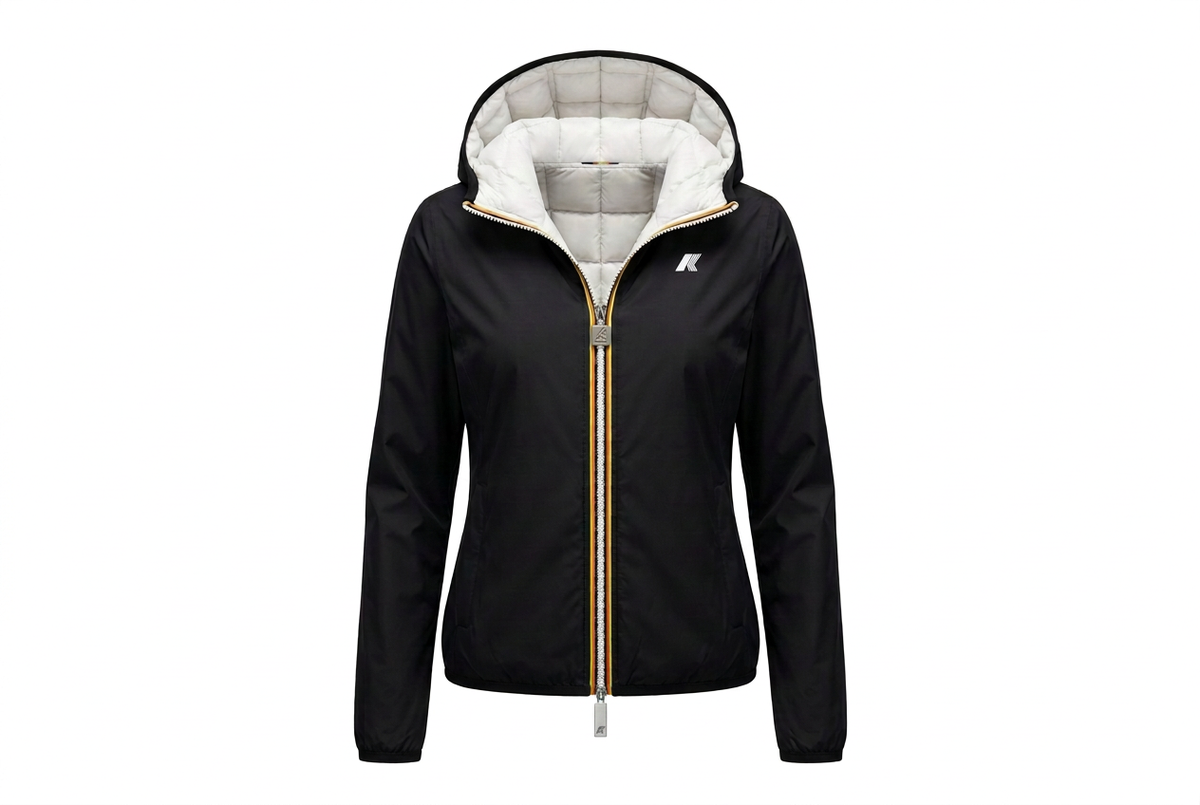 K-Way Lily – cursore rettangolare verticale alla base